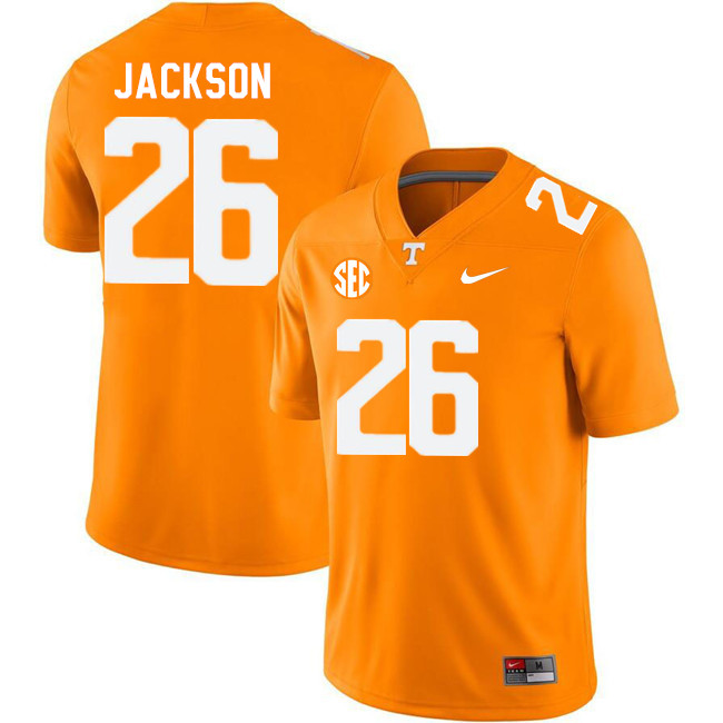 Tennessee Volunteers #26 Theo Jackson College Football Jerseys Stitched Sale-Orange